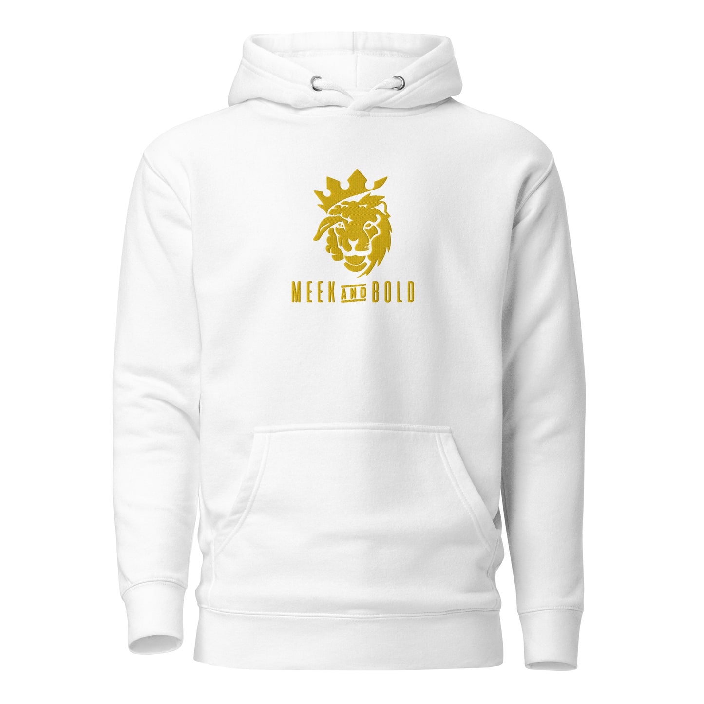 Embroidered Unisex "Meek and Bold" Hoodie